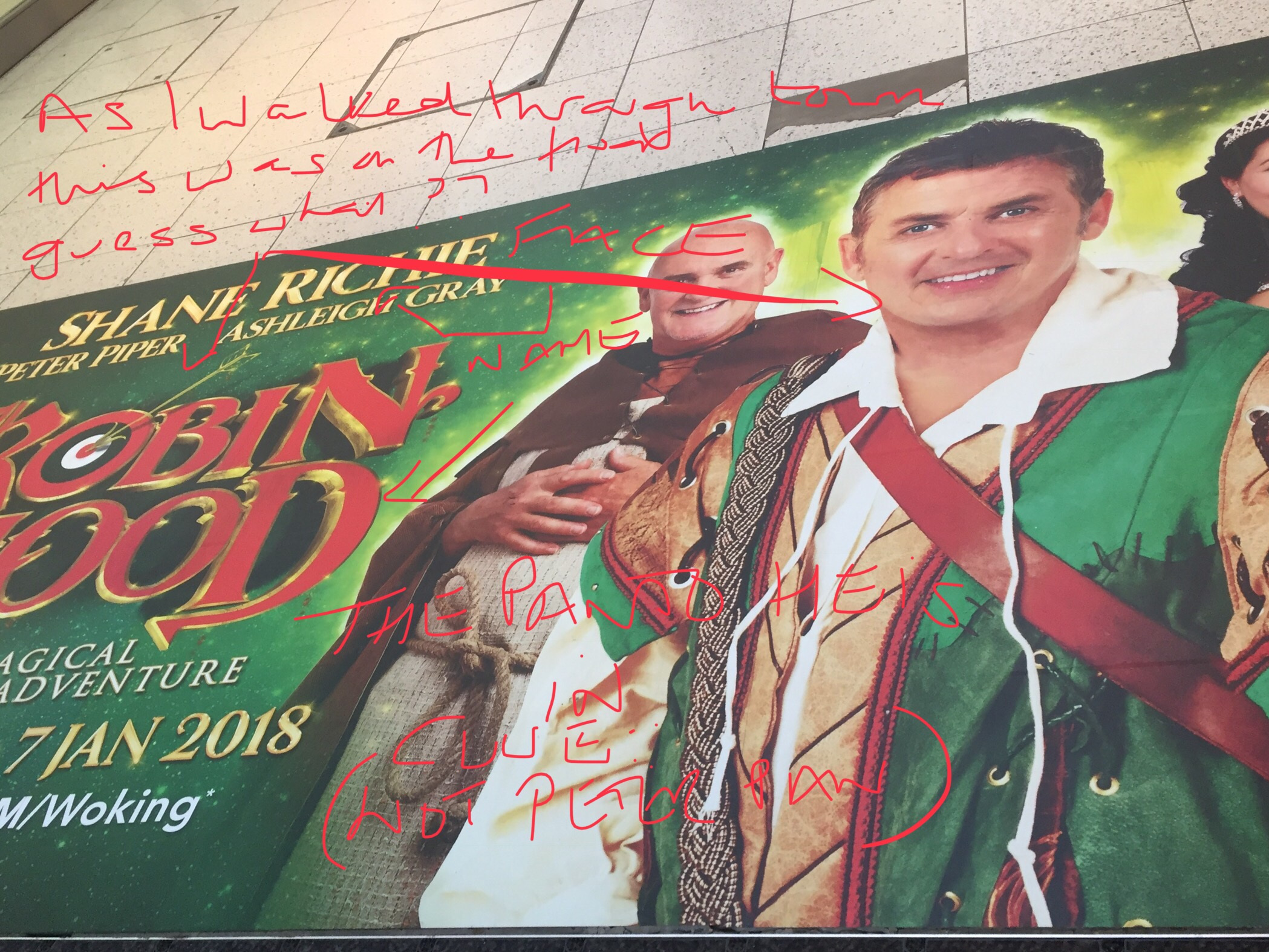 Shane Richie, Robin Hood & The Fiery Bird – Radio Woking